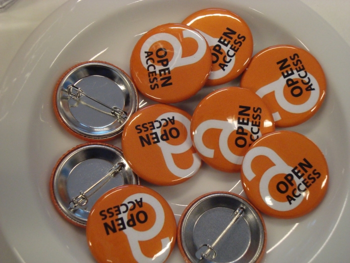 Buttons med open access-låsen